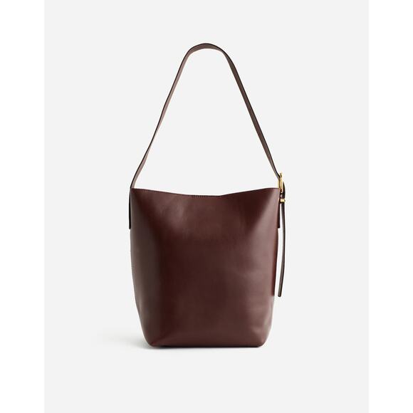 Madewell The Essential Medium Bucket Tote Chocolate Raisin One Size NWOT - Picture 1 of 10